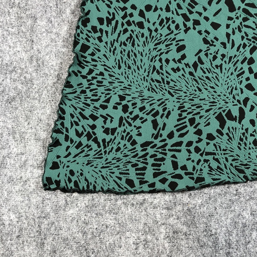 Haystacks Women's Skirt Size XS Green Black Abstract A-Line Pull-On - Picture 12 of 16